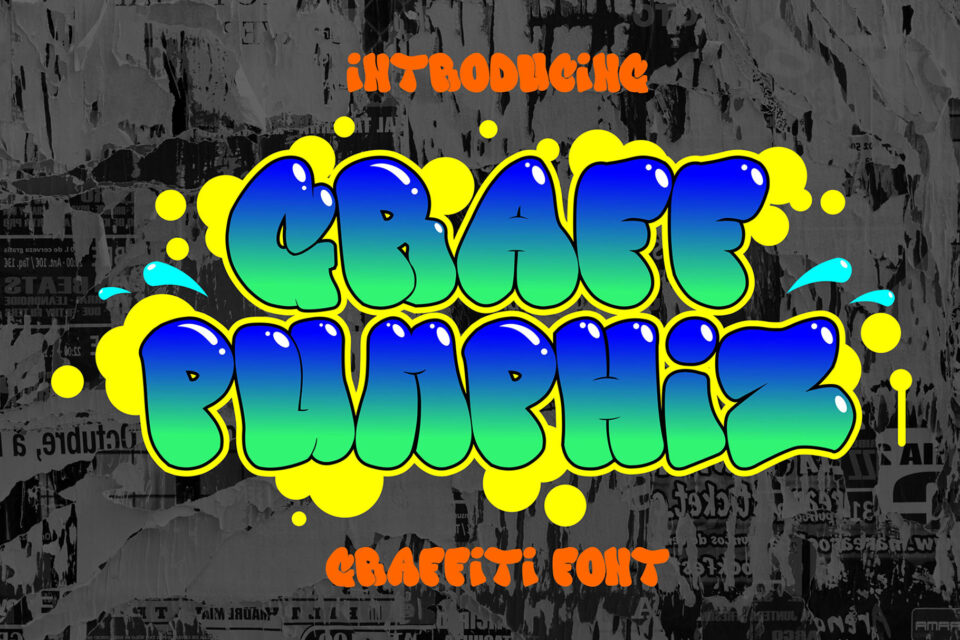 Graff  pumphiz Graffiti font