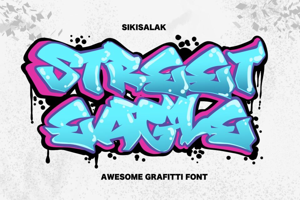 Street Eagle - Thick Graffiti Font