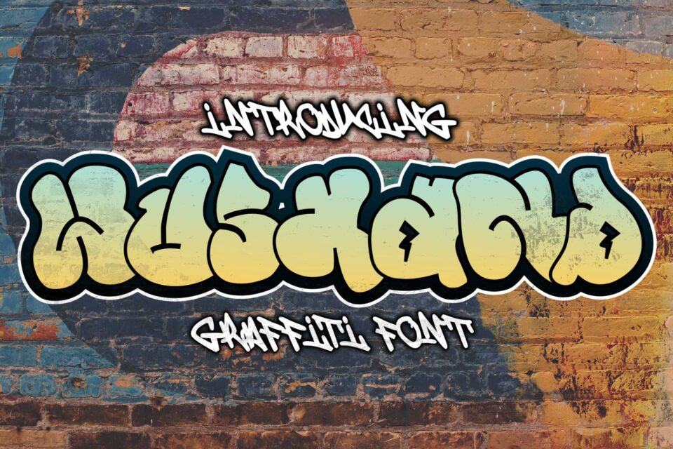 Wushand - Bubble Graffiti Font