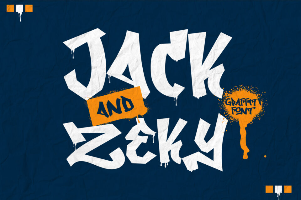 Jack and Zeky - Graffiti Font