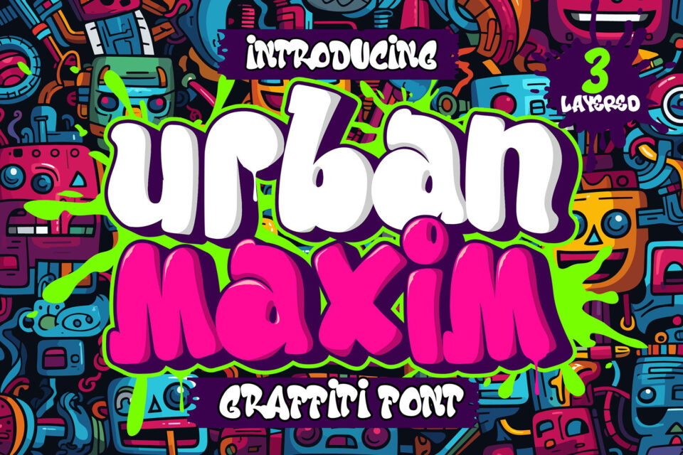 Urban Maxim - Graffiti Font