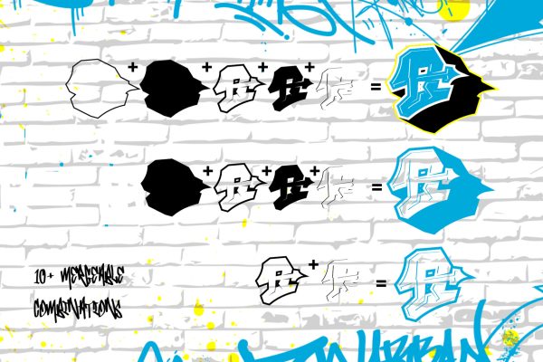 Nightclaw Vandal | Wild 3D Layered Graffiti Font with Arrow - Image 5