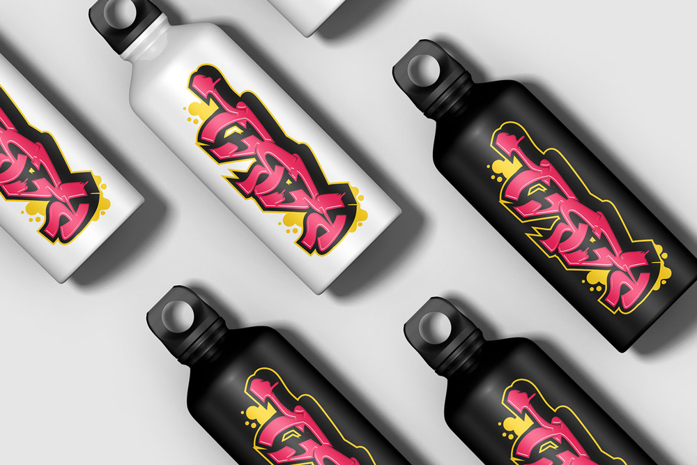 Rebel Graffiti Text Design – Street Art Vector - Image 2