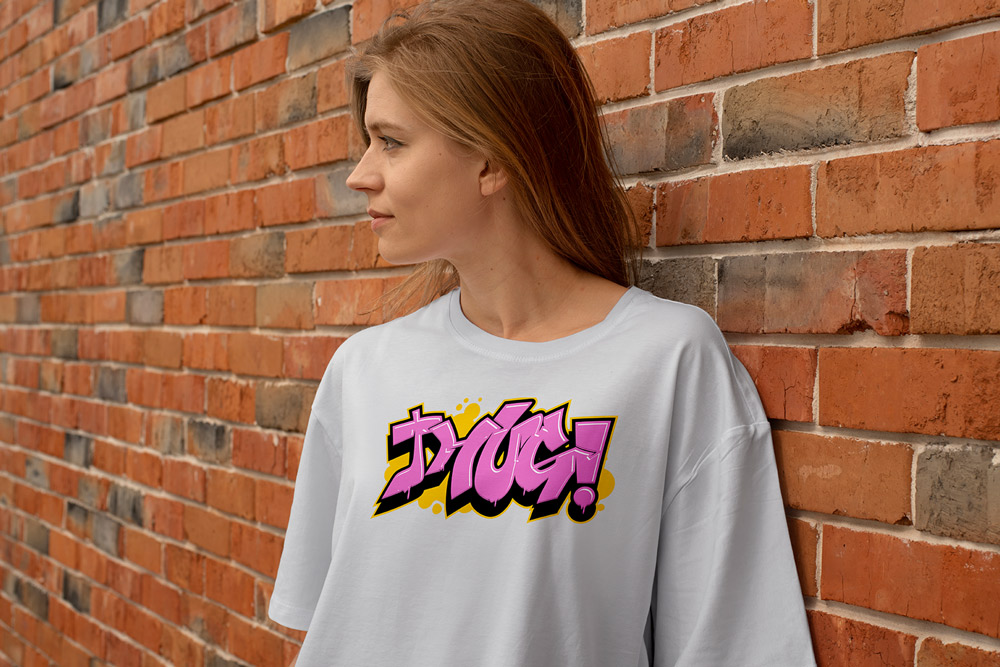 Thug Graffiti Text Design – Street Art Vector | Freebies - Image 2