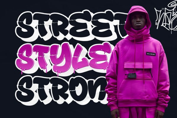 Drop Shade – Melted 3D Graffiti Font - Image 2