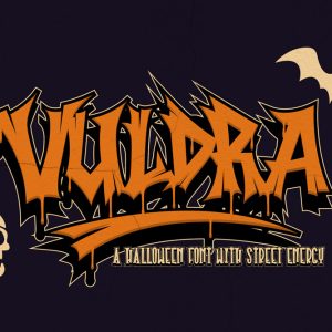 Vuldra – A Halloween Font with Street Energy