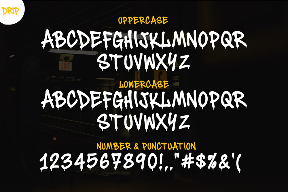 Death Subway – Raw Graffiti Drip Font - Image 7