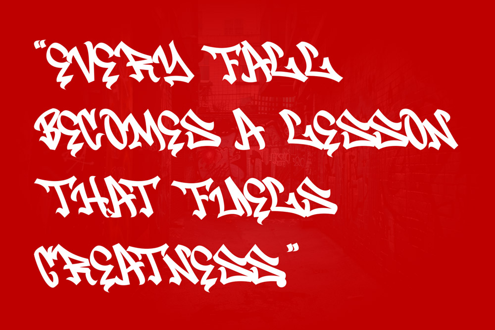 Koobang – Monoline Graffiti Tag Font - Image 2