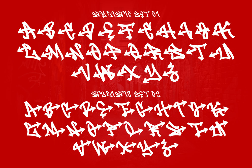 Koobang – Monoline Graffiti Tag Font - Image 4