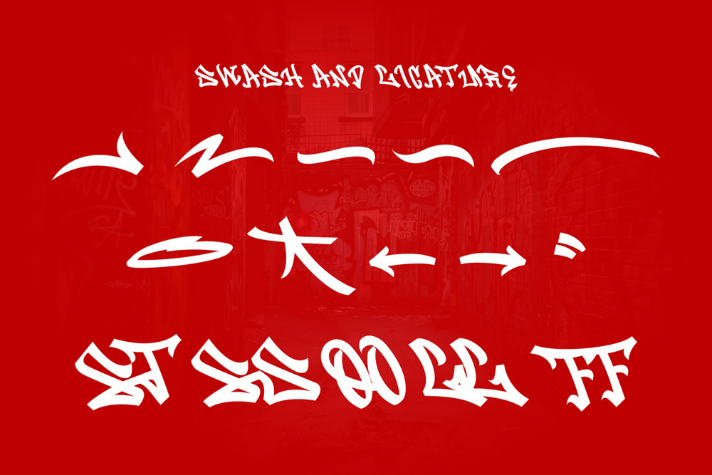 Koobang – Monoline Graffiti Tag Font - Image 3