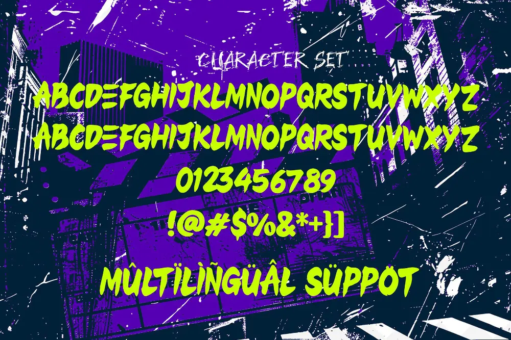 Chicken Punk – Bold Graffiti Font - Image 6