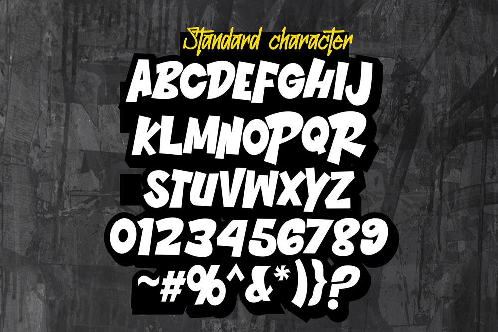 Rhinos Pero | Graffiti Font - Drip Urban Style - Image 2