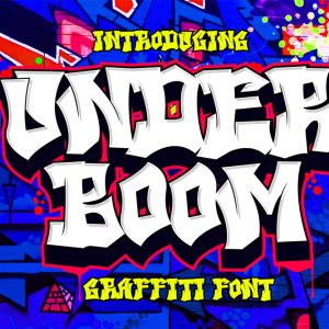 Under Boom |  Wild Urban Street Style Font