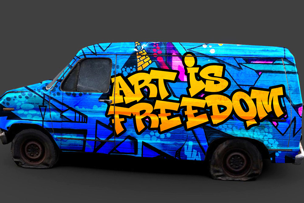 Fast Blaze – Dynamic Graffiti Font - Image 3
