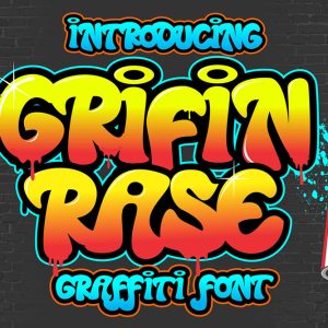 Grifin Rase – Wavy Graffiti Font