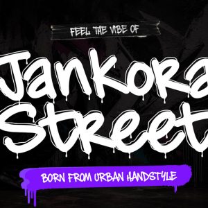 Jankora Street – Decorative Graffiti Font