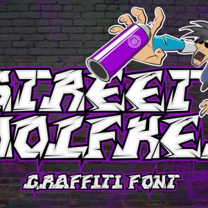 Street Wolfker – Futuristic Graffiti Font