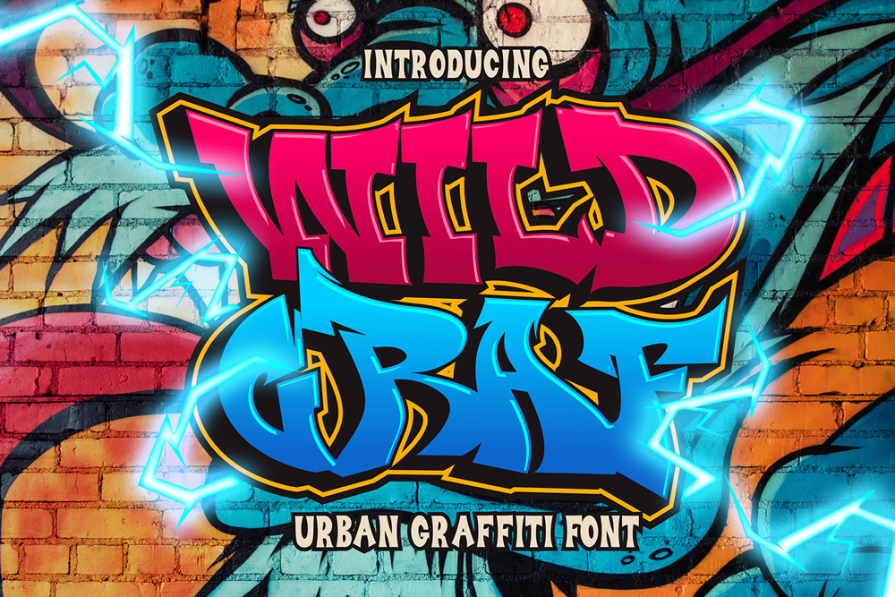 Wild Graff – Edgy Graffiti Font