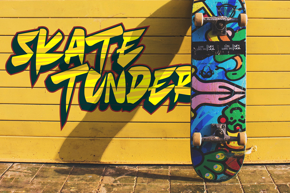 Wolf Fangs – Edgy Graffiti Display Font - Image 4