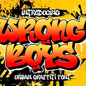 Wrong Boys – Chubby Graffiti Font