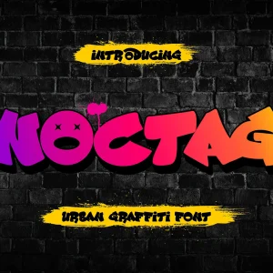 Noctag – Urban Graffiti Font