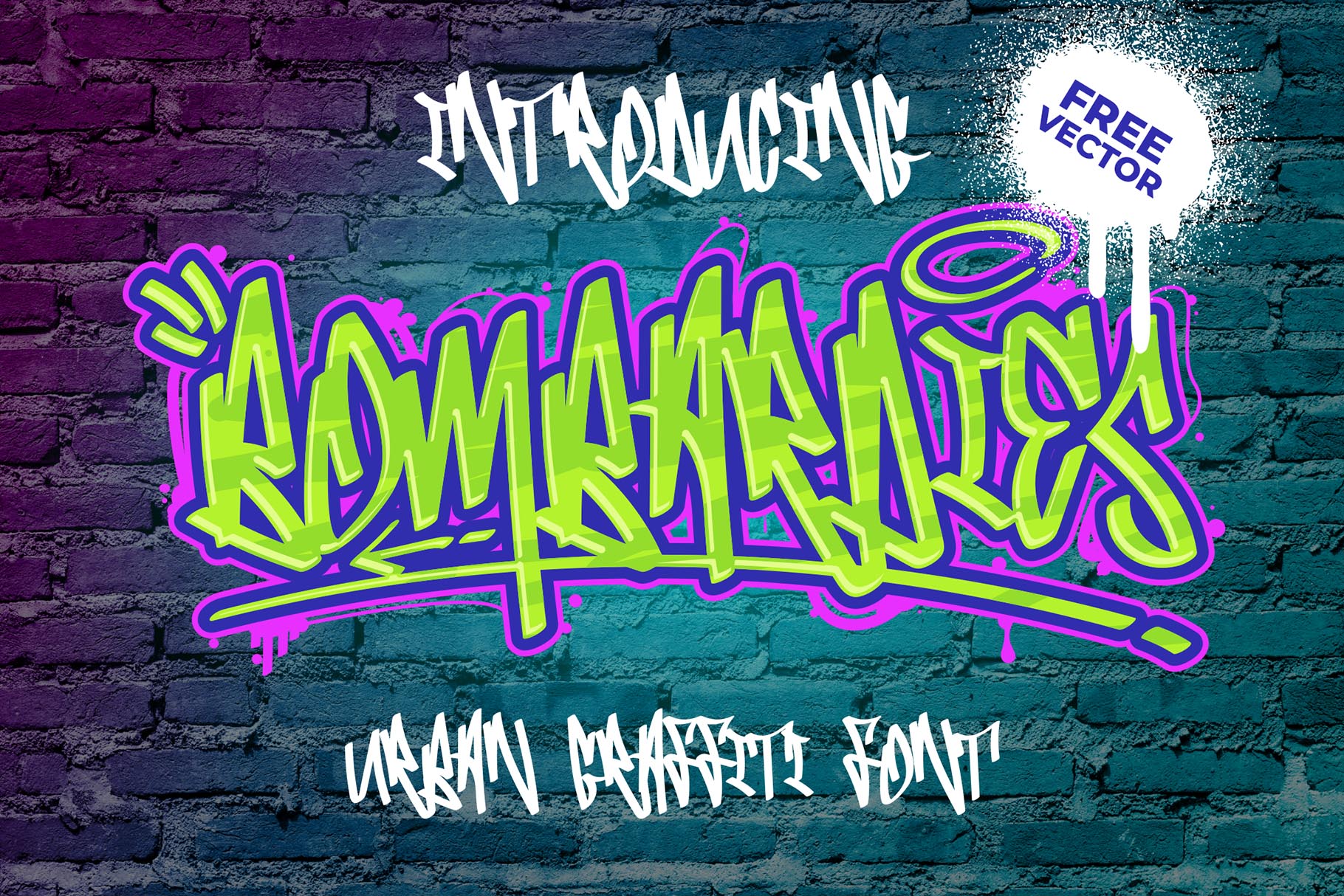 Bombardies - Modern Graffiti Font