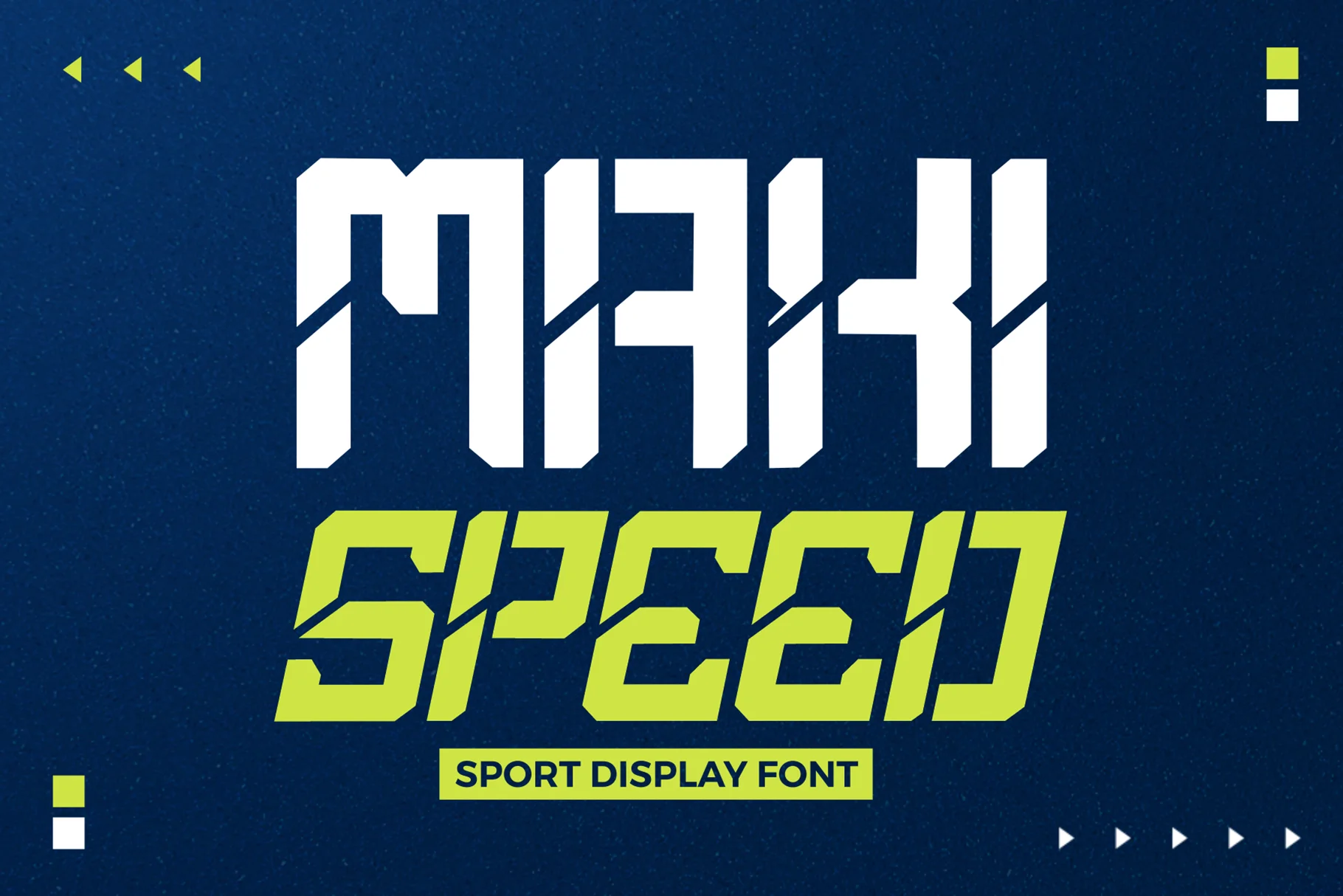 Maxispeed - Sport Display Font