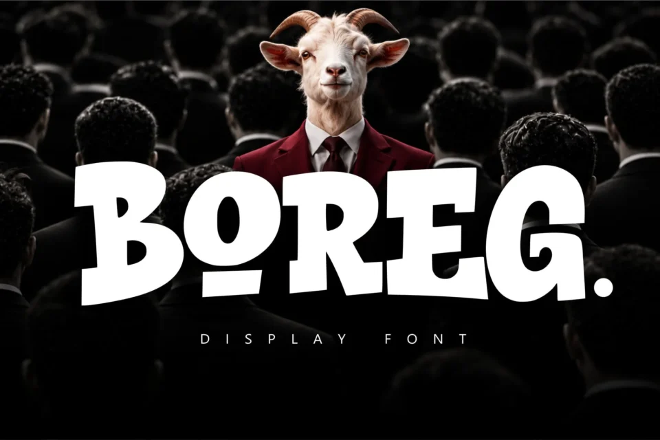 Boreg - A Thick Display Font