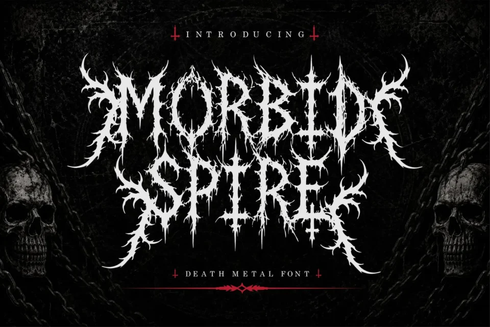 Morbid Spire - Death Metal Font
