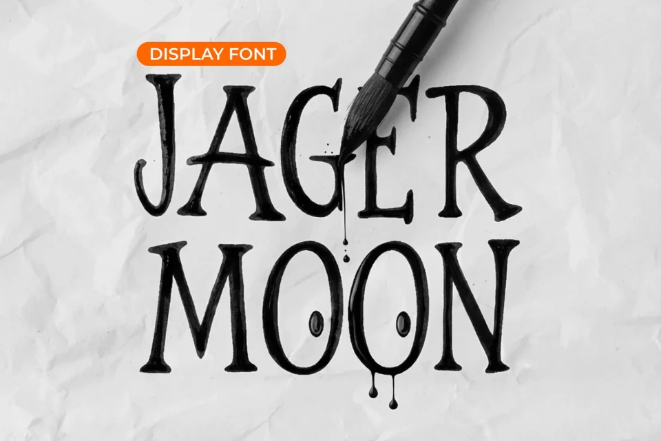 Jager Moon - Serif Display Font