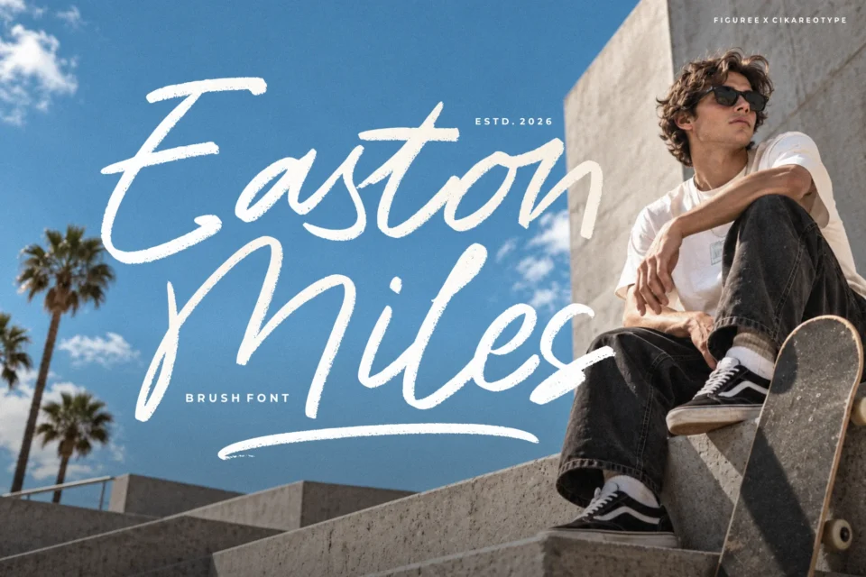 Easton Miles - Elegant Brush Font