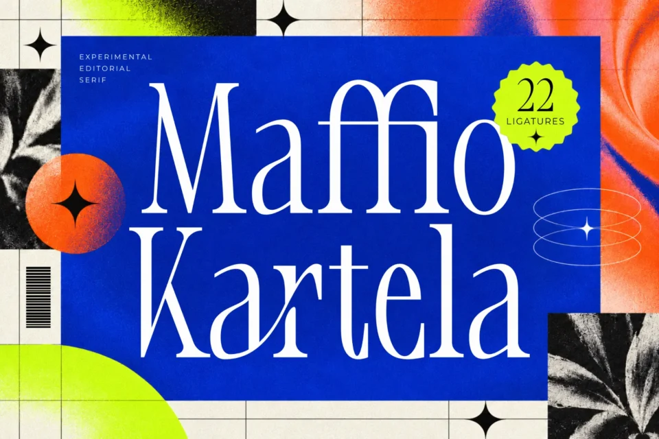 Maffio Kartela - Experimental Editorial Serif Font